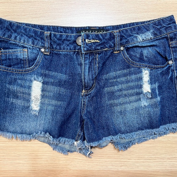 Something Trickie denim shorts size 11 - Picture 1 of 3
